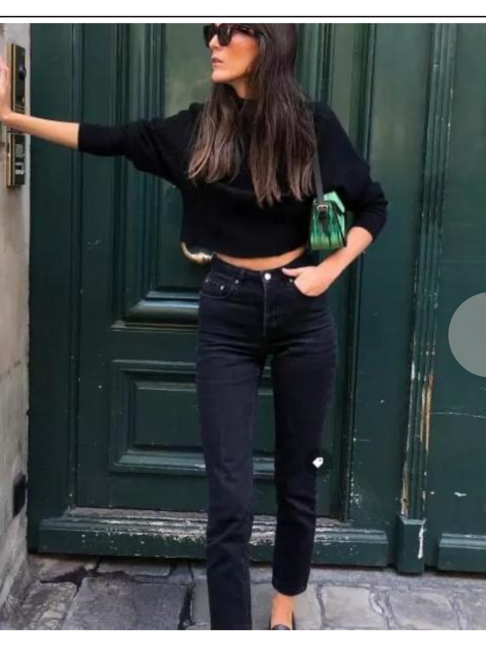 Re\Done Women's‎ 90's High-Rise Skinny Jean True Blue Black